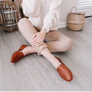 Birdies The Starling Cognac Leather Size 9